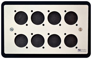 AVP928 - 2 Gang 8x D-Shell Wall Plate