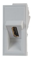 KCHD45WHPT - HDMI Female-to-Female Angled Coupler Euro Style, White
