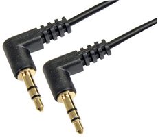 MU1MMS2RA - 3.5mm Stereo Right Angle Audio Lead, 305mm