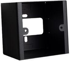 AVP752 - 75mm 1 Gang Metal Surface Box, Black