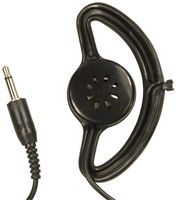 A069C - Mono Earpiece with Clip, Black