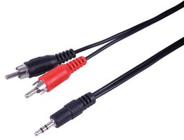 PSG09040 - Stereo 3.5mm Jack to Stereo RCA Audio Lead, 1.2m