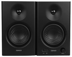 MR4-BLACK - Active Powered Studio Monitor Speakers, Black