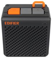 MP85-BLACK - Portable Bluetooth Wireless Speaker, Black / Orange