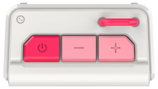 MP85-WHITE - Portable Bluetooth Wireless Speaker, White / Pink