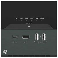 EXT3-C-WP-XR-T/UK(B) - 4K 60Hz 4:4:4 USB-C HDBaseT 3.0 Extended-Reach Wallplate Transmitter, Black