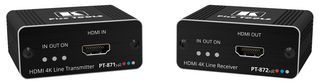 PT-871/2XR-KIT - 4K 60Hz HDR HDMI PoC Long-Reach DGKat 2.0 Extender, 60m