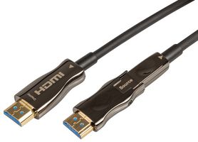112.294UK - Premium High Speed AOC 4K UHD HDMI 2.0 Active Fibre Optic Lead with Detachable Plug, 30m