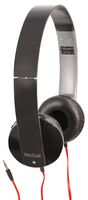 G141JB - Slim Folding On-Ear Stereo Headphones, Black