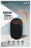 GVSP662BK - Wave Glow Bluetooth Wireless Speaker with LED Lights