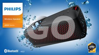 TAS4807B/00 - Waterproof Bluetooth Wireless Speaker, Black