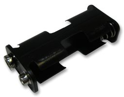 BH322-1B - 2x AA Battery Holder Black 5 Pack - Opposite