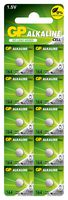 GPPBA164F004 - 164 LR60 1.5V Alkaline Button Cell Batteries, 10 Pack