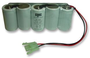 14-041 - 6V 4Ah Ni-Cd Emergency Lighting 5x D Battery Pack - Back Plate