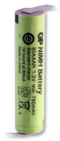 GP80AAAHHB - Industrial NiMH Rechargeable AAA Battery 800mAh Tagged