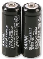 2/3AAA - 1.2V 400mAh NiMH Cordless Phone Batteries 2 Pack