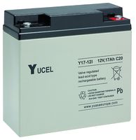 Y17-12 - Yucel 12V 17Ah Sealed Lead Acid Battery