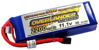 2567 - Supersport Pro 2200mAh 3S 11.1V 35C LiPo Battery