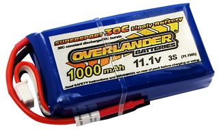 2561 - Supersport Pro 1000mAh 3S 11.1V 35C LiPo Battery