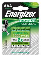 638624 - ACCU Recharge Universal NiMH AAA Batteries 500mAh 4 Pack