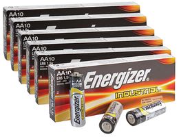 638469 - Industrial AA Alkaline Batteries - 6x Packs of 10 + 6x Free Packs of 10
