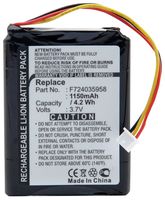 GPS9007 - GPS Battery for TomTom One Devices 3.7V 800mAh Li-Ion
