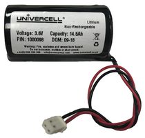 U-ER34615M/W200 - 0-9912-K 3.6V 14.5Ah Lithium Hi-Rate Spiral D Battery Pack