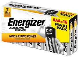 E300171700 - AAA Alkaline Power Batteries, 16 Maxi Pack