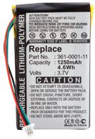 GPS9037 - GPS Battery for Garmin Devices 3.7V 1250mAh Li-Polymer