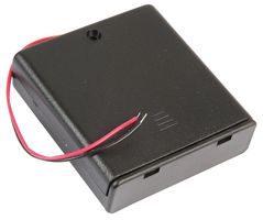 MP000370 - Enclosed 4x AA Battery Holder with Wire Leads