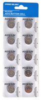 PEL01223 - Alkaline AG12/LR43 Button Cell Battery, 10 Pack