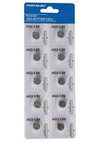 PEL01226 - Alkaline AG3/LR41 Button Cell Battery, 10 Pack