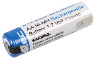 PEL01422 - Industrial NiMH Rechargeable AA Battery, 2700mAh Tagged