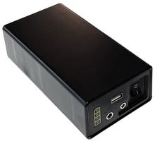 TGR-PP-24V-5000-B - 24V / 12V / 5V Rechargeable Battery Pack Power Bank 6400mAh, Black