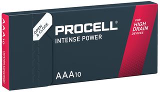 IPC2400 - Procell Intense Power AAA Professional Alkaline Batteries, 10 Pack