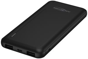 1700-0132 - PB212 Power Bank Dual USB Charger 10000mAh, Black