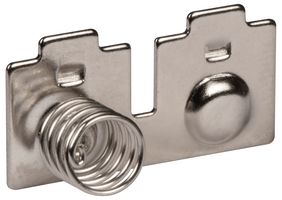 5214 - Button and Coil Spring Battery Dual Contact, Left