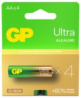 GPPCA15AU721 - Ultra Alkaline AA Batteries, 4 Pack