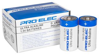 PELL0510 - D Ultra Alkaline Batteries, 6 Pack