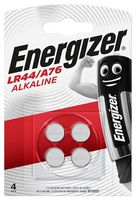 E300141400 - A76 LR44 1.5V Miniature Alkaline Button Cell Batteries, 4 Pack