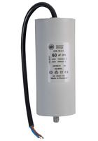 4.16.10.61.14 - Motor Run Film Capacitor, 60 µF, 4.16.10 Series, 450 V, Wire Leaded, ± 5%