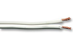 2812X 0.5 WHI - 2812X Series Twin Figure-8 Cable 3A 0.5mm² White 100m