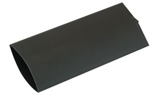 SPI254/1.2M/BLACK - 25.4mm Heat Shrink Tubing Flexible Polyolefin – Black 1.2m