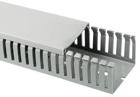 GF-A6/4 40 X60 - Slotted Trunking, 40mm x 60mm x 2m (HxWxL), Grey, 4 Pack