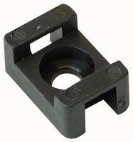 SM2BLACK - Screw Mount Cable Tie Base M3 4.8mm Black 100 Pack