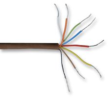 8CB100 - 8 Core Security Cable Brown 4.2mm Dia. 100m Reel