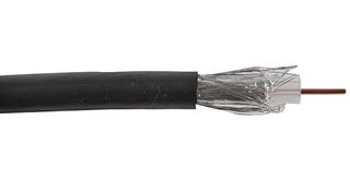 PP001518 - RG6U Coaxial Cable, Black, 100m