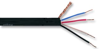 PP01127 - 4.8mm Starquad Microphone Cable Black 100m Reel