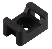 PP01135 - Saddle Tie Mounts 4.8mm Cable Tie Width Black 100 Pack