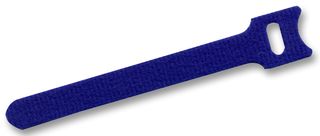 PP01150 - Hook & Loop Cable Ties, 210mm x 16mm, Blue, Pack of 10